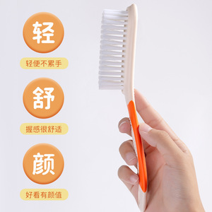 Shoe Brush Soft Bristle Nylon Long Handle Color Block 4 Pack Household Cleaning Tool - Product Image 2