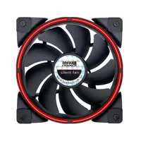 Xiao Yue S120 cercle de lumière LED double face grand ventilateur souple à flux d'air pour boîtier d'ordinateur 3PIN + connexion série de ports D 4PIN