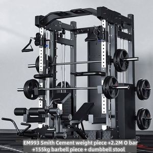 Precio de fábrica: Máquina Smith multifuncional de acero para gimnasio, entrenamiento de fuerza, ejercicios de musculación, crossover de cables, jaula de potencia y sentadillas. - Product Image 5