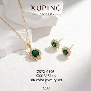 Joyería <span class=keywords><strong>XUPING</strong></span> al por Mayor, Conjuntos de Joyería Diaria Geométrica para Mujer con Perlas de Imitación y Circonitas Cúbicas Sintéticas, <span class=keywords><strong>Material</strong></span> de Aleación, Múltiples Estilos - Product Image 6