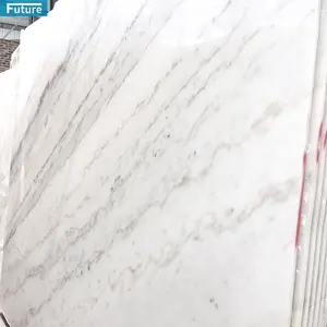 Laje de mármore branco natural grande para banheiro e sala de estar, laje de piso chinesa mais barata em Guangxi