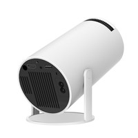 Vente flash - Mini projecteur portable GY300 Pro - 120 ANSI lumens - Mise en miroir sans fil de l'écran - Projecteur intelligent pour la maison, le camping et les voyages