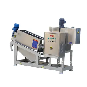 Professional 131 model Sludge Dewatering Screw Press Dehydrator Machine for waste water treatment