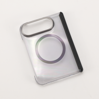 Étui de téléphone magnétique JOYPORODO B351, coque semi-transparente mate en PC, charge sans fil pour iPhone Duo pour la série Samsung