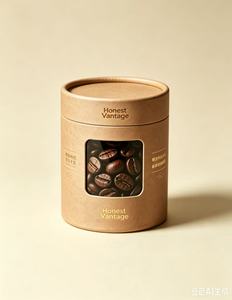 เมล็ดกาแฟฮอนสเตส แวนเทจ พรีเมียม ซีเล็ค 100% อาราบิก้า บรรจุภัณฑ์ทรงกระบอกแข็งแรง ดีไซน์ฟอยล์สีทอง - Product Image 6