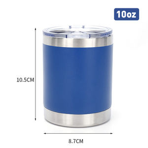 Nueva Taza de Café de Viaje de Acero Inoxidable de 10 oz con Aislamiento Térmico, a Prueba de Fugas, con Logotipo Personalizado 2024, con Asa y Tapa - Product Image 2