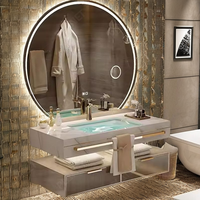 Muebles de Baño Modernos de Madera Contrachapada y Aglomerado, Venta al por Mayor de Fábrica, Precio Razonable, Muebles de Baño Modernos de Alta Gama