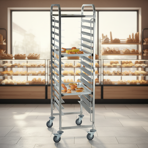 Carrito de Exhibición de Pan Premium Hecho a Medida, Diseñado para Mercados de Agricultores y Tiendas de Comestibles Gourmet en Todo el Mundo - Product Image 1