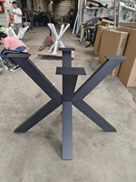 Nouveau design Forme d'araignée Jambe en fonte Bureau Table à manger basse Jambe en métal