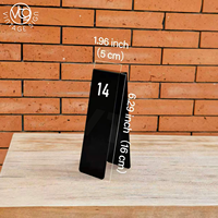 Porte-numéro de table de buffet en métal, style tente, double face, réutilisable, support de carte numérotée, revêtement en poudre, pour hôtel, restaurant