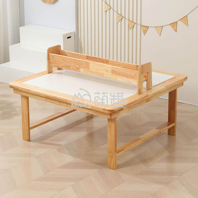 square graffiti table with storage box 120*120cm