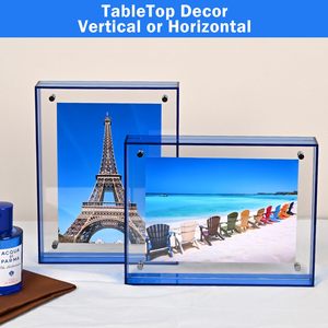 Bán buôn trang trí nội thất Chất lượng cao tùy chỉnh kích thước khác nhau đầy màu sắc cạnh Acrylic khung ảnh - Product Image 4