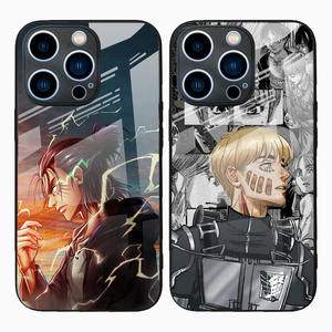 Venta al por mayor de dibujos animados de vidrio templado Anime Phone Case para iphone15 Pro Max - Product Image 2