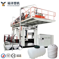 Machine de moulage par extrusion-soufflage à 5 couches de performance stable 1000L pour la production de réservoirs d'eau en plastique HDPE