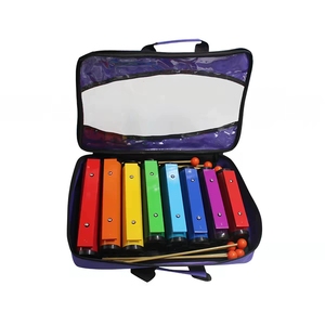 Xilófono de 8 Notas con Campanas Resonadoras Coloridas, Bloques de Tono Metálicos Individuales, con Estuche, Instrumento de Percusión Orff para Niños - Product Image 4