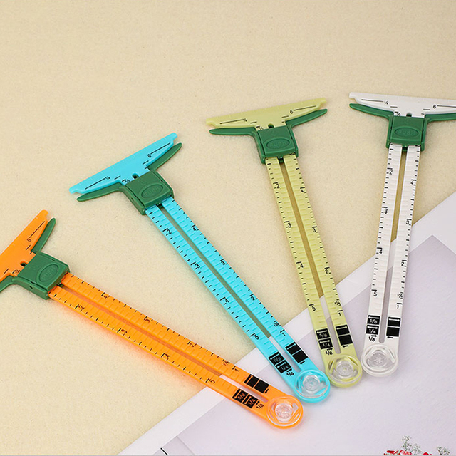 High Quality 5-IN-1 Measuring Sewing Tool Patchwork Tool Ruler Tailor Ruler Tool Accessories Home Use