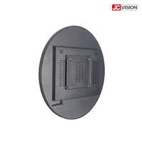 Pantalla LCD Circular de 15.7 Pulgadas, Pantalla Digital Redonda Android para Publicidad, Pantalla Inteligente Comercial