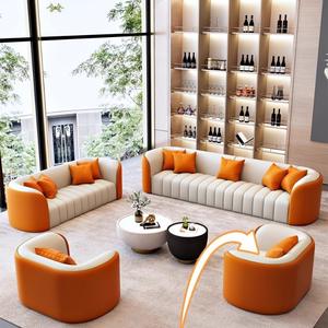 Canapé en velours <span class=keywords><strong>orange</strong></span> de qualité fiable canapé français velours double ton <span class=keywords><strong>tissu</strong></span> de canapé en velours antique - Product Image 2