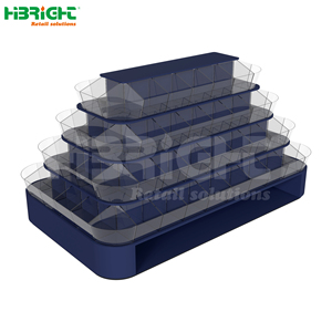 Highbright Best Seller Support à fruits et légumes en bois simple face pour les épiceries Lumière LED Tendance chaude - Product Image 2