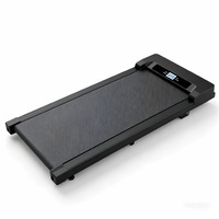 Tapis de course programmable sous le bureau avec modes d'entraînement réglables, écran LED, télécommande, pour la perte de poids