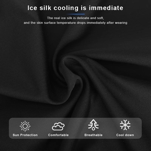 Riderace été cyclisme chapeau avec lunettes trou respirant écharpe cagoule vélo glace soie bandeau masque moto <span class=keywords><strong>casque</strong></span> intérieur - Product Image 3
