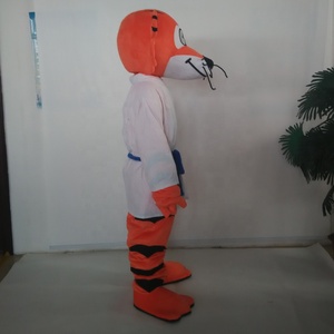 <span class=keywords><strong>Costume</strong></span> de mascotte de <span class=keywords><strong>tigre</strong></span> de karaté drôle CE sur mesure pour adultes - Product Image 3