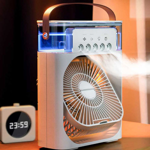 Mini Ventilador Portátil 3 en 1 de Plástico con Hielo, Humidificador Multifuncional de Aire Frío para Verano, Enfriador de Aire por Agua - Product Image 5