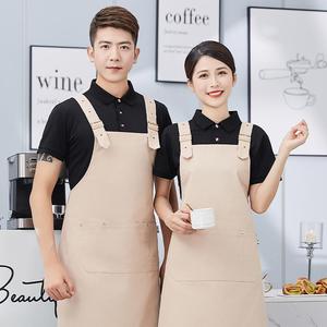 Tablier de boulanger en coton de haute qualité avec logo personnalisé, tablier de cuisine pour chef, barista, jardinier, brodé, pour salon de coiffure, café, <span class=keywords><strong>boulangerie</strong></span>, travail - Product Image 6