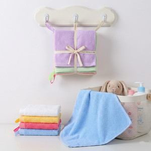 Toalla de <span class=keywords><strong>Baño</strong></span> y para la Cara de Bambú de 30x30 cm para Recién Nacidos, de Fibra de Bambú Tejida, de Secado Rápido, Color Sólido - Product Image 1