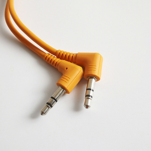1메터 2메터 컬러 오디오잭 AV연결선 기기 ㄱ자형 기역자 AUX 스테레오 케이블 - Product Image 6