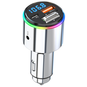 Kit voiture multifonctionnel avec transmetteur FM, lecteur <span class=keywords><strong>MP3</strong></span>, fonction mains libres sans fil et charge rapide QC 3.0 - Product Image 3