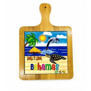 Bahamas Smart Home Decor - Manteles Individuales de Cerámica Creativos con Diseño de Bambú, Aislantes del Calor, Ecológicos y Personalizables para Cocina - Product Image 2