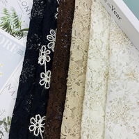 Chenille Métallique 100% Polyester de Haute Qualité pour Tissu Voile Chantilly, Dentelle, Ceinture Florale et Jacquard Cordonné