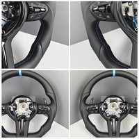 Volant en cuir pour voiture BMW M3 M4 M5 M6 F30 F10 F15 F36 F01 F20 F22 F25 F31 F32 E70 E71 E90 E91 E92 X1 X2 X3 X4 X5 X6