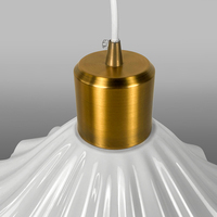 Lustre en céramique en forme de fleur moderne le plus vendu pour centre commercial et restaurant Plafonnier suspendu en porcelaine