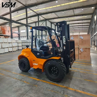 Chariot élévateur tout-terrain VSM 2,5t-3,5t 4x4 Euro Stage V avec blocage de différentiel, moteur diesel importé CPCD35-XW98C-RT4