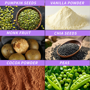 Proteína en Polvo de Alta Calidad con Semillas de Calabaza y Vainilla en Polvo, Favorece la Recuperación Muscular, Polvo para Fitness para Adultos - Product Image 6
