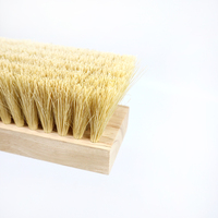 Brosse de nettoyage haut de gamme en sisal naturel avec base en bois massif, outil de nettoyage durable de qualité marine pour ponts de yachts, planchers de bateaux et surfaces extérieures