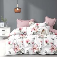 Lot de 4 draps de lit imprimés floraux – Design populaire pour hôtels et maisons en Afrique