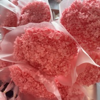Bunga Hydrangea Asli Awet Bentuk Bulat 20*20CM Grosir Pabrik Bunga Kering Abadi untuk Dekorasi Pernikahan dan Rumah, Pengiriman Lintas Negara