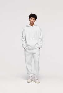 Ensemble de sweats à capuche unisexes MSET5082 personnalisés de haute qualité, 27 couleurs, 350 g, mélange de coton, molleton, vêtements de <span class=keywords><strong>jogging</strong></span> pour femmes et hommes - Product Image 3