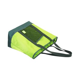 Grand sac de plage pliable personnalisé avec logo, isotherme et en maille, idéal pour l'été - Product Image 4