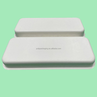 Boîte en pulpe de papier biodégradable en bambou, emballage en pulpe moulée, conception personnalisée gratuite pour produits électroniques