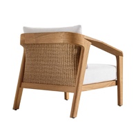 Ensemble de canapés modernes Offre Spéciale Mobilier d'extérieur en teck naturel Chaise longue en bois massif