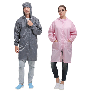 Bụi bằng chứng trùm đầu <span class=keywords><strong>smock</strong></span> phòng sạch quần áo trùm đầu chống tĩnh bảo hộ lao động phòng thí nghiệm <span class=keywords><strong>ESD</strong></span> - Product Image 5