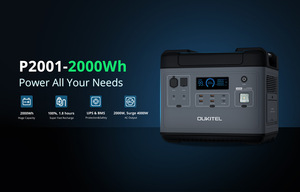 2023 2000W Powerstation 2000Wh Lifepo4แบบชาร์จไฟได้สำหรับใช้ในบ้านเครื่องกำเนิดไฟฟ้าสถานีพลังงานแบบพกพาสำหรับกลางแจ้ง - Product Image 5