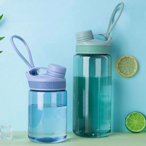 Hot Selling Sports Outdoor Poly clear Custom logo Plastic Water Bottles with Handles and Pop Tops Capping Manual <b>Machine</b> - Product Image 2
