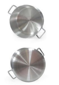 Marmite en acier inoxydable pour cuisine commerciale, casseroles de cuisson pour soupes et bouillons de restaurant, vente en gros d'usine, matériau métallique - Product Image 4