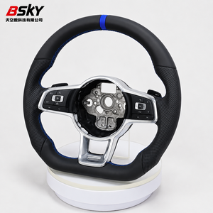 Convient au volant <span class=keywords><strong>sport</strong></span> en cuir de haute qualité de Volkswagen CC Magotan Golf 6 7 MK7 MK6 Lavida Passat GTI Tiguan - Product Image 2
