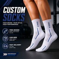 Nouvelle Arrivée Chaussettes de Sport Respirantes à Séchage Rapide pour Adultes Unisexe Chaussettes de Course et de Basketball d'Extérieur Chaussettes Tubulaires de Performance pour l'Automne